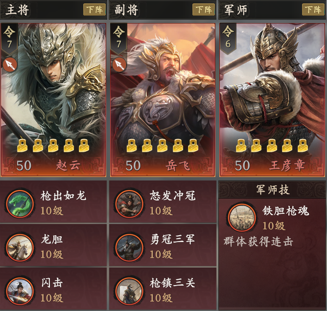 王于兴师将领编队